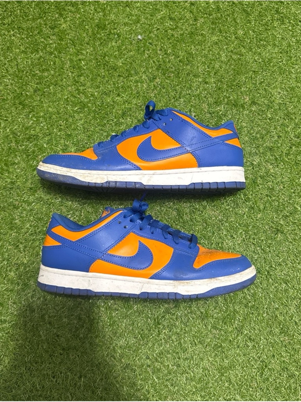 Nike Kids Low-Top Sneakers in Blue & Orange